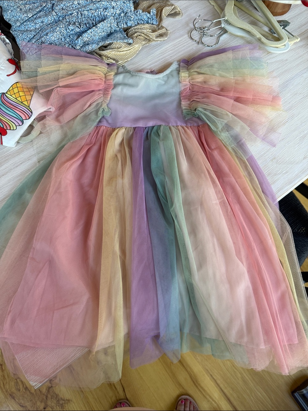 Lola + The Boys Rainbow Party Dress